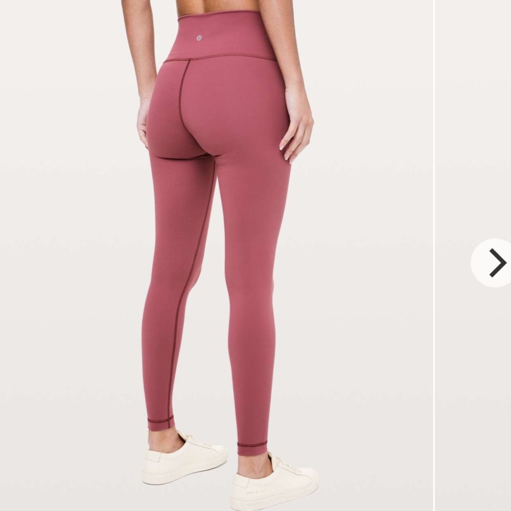 Lululemon Wunder Under High-Rise Tight *Full-On Luxtreme 28" Misty Merlot Size 6